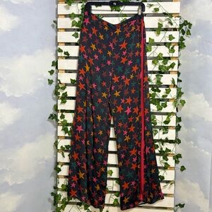 FARM Rio Starry Black Wide-Leg Pants